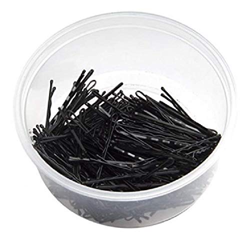 Nyamah Sales Metal Hair Clips Bobby Pins Hair Styling Pins Hairdressing Salon Tool for Women Girls, Black (100-Piece) Pack of 1 2