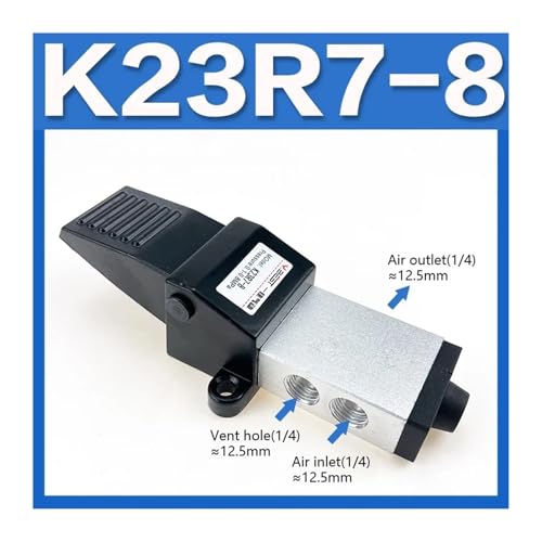 Valve de pied pneumatique K23R7-8 pour commande de vérin