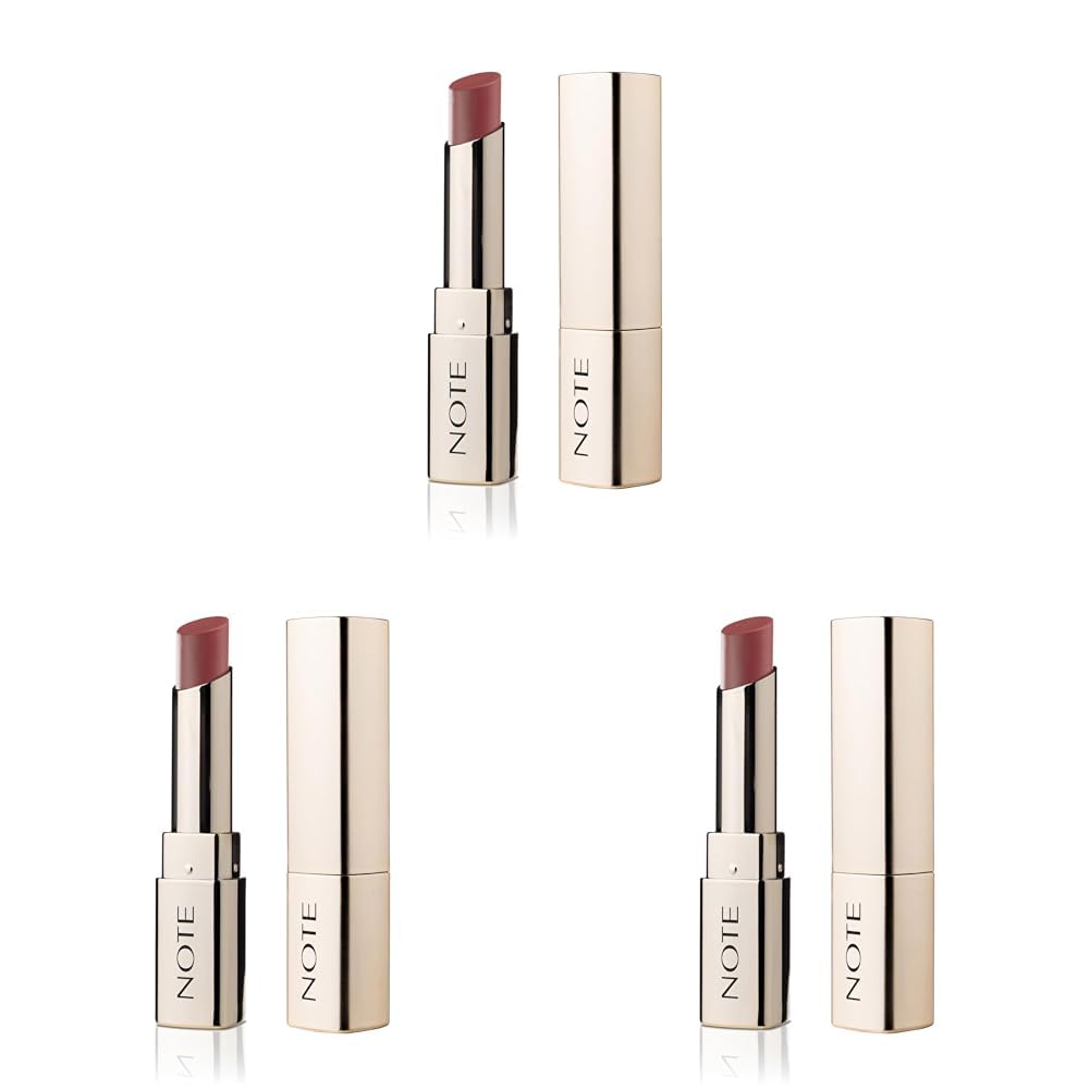 Note Cosmetics Iconic Matte Lipstick 110 Alluring Kalıcı Mat Ruj, Kırmızı (3 paketi)