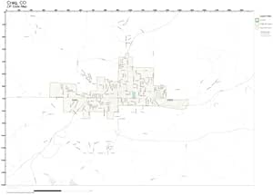 Amazon.com: Working Maps Zip Code Wall Map of Craig, CO Zip Code Map ...
