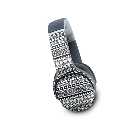 Image of MightySkins Carbon Fiber Skin Compatible with Skullcandy Crusher Evo Wireless - Black Aztec | Protective, Durable Textured Carbon Fiber Finish | Easy to Apply | Made in The USA