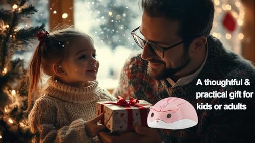 Wireless Mouse Pink Bluetooth Cute Hamster Shape Kawaii Portable Silent Lightweight Quiet Cordless Gaming Mice for PC Laptop Computer Mac iPad Pro MacBook Pro/Air Kids Women Men Girls Boys Office Gift