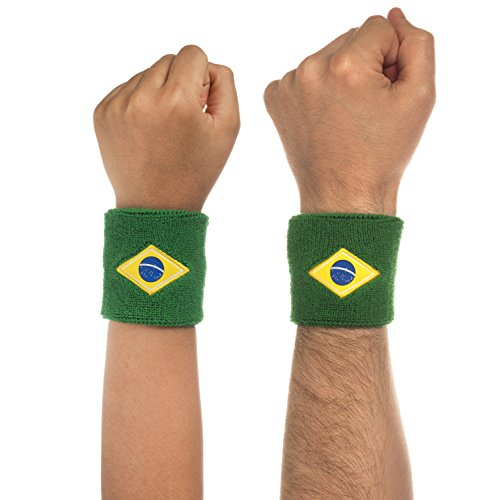 Image of Suddora Country Headband & Wristbands Set (Includes 2 Wrist & 1 Head Sweatband), Highly Moisture Wicking