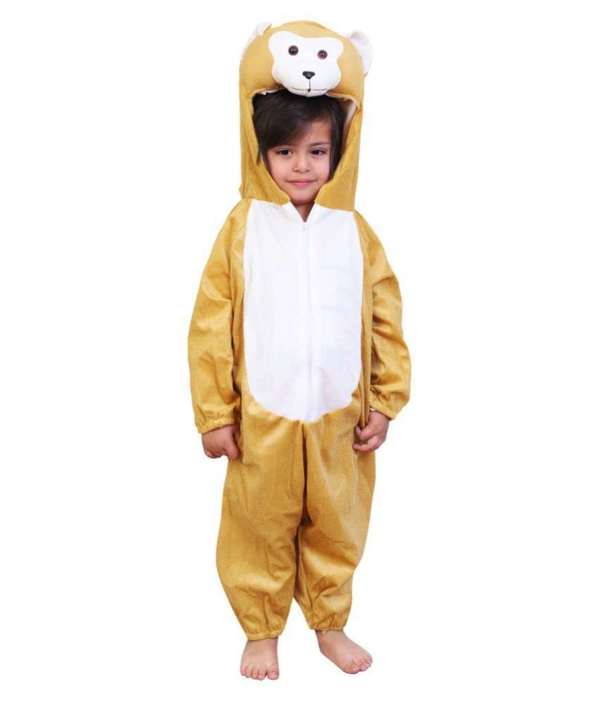Buy AIS Kids Monkey Wild Animal Costume for Annual Function/Theme Party