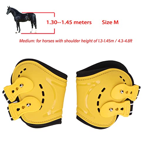 Botas de fetlock de cavalo, botas de perna traseira de cavalo leves e resistentes ao deslizamento re