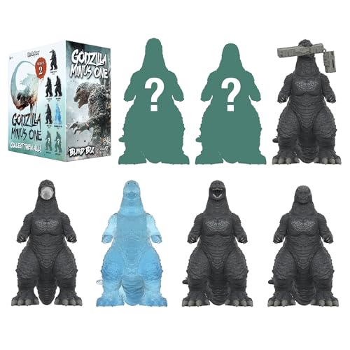 Image of Super7 Toho Godzillla Minus One Blind Box Flat - (12 Pack) 3.75 inch Toho Godzilla Action Figures - Classic Movie Monster Collectibles and Retro Toys