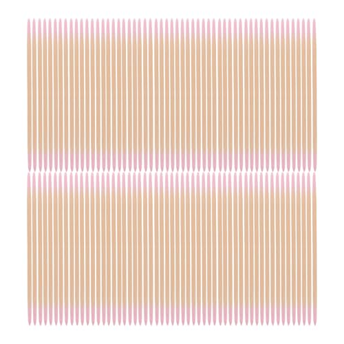 LALADEFIEE 1500 Hisopos de Algodón Doble Punta de 7 CM Palo de Madera para Microblading Maquillaje y Manicura Aplicadores Precisos para Cejas y Extensiones de Pestañas Herramientas para