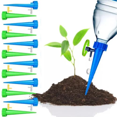 Kit 24 Gotejador Irrigador Automático Acoplável Garrafa Pet Plantas Gotejamento