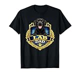 Mostra il tuo orgoglio nero lab papà con questo audace labrador retriever amanti design con un felice cane labrador retriever in un look accattivante. Fantastico per papà orgogliosi, proprietari di labrador retriever neri e chiunque ami questa razza iconica.