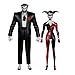McFarlane Toys - Batman: The Animated Series Harley Quinn and The Joker (Mad Love 2 Pack) 6in Action Figures Gold Label