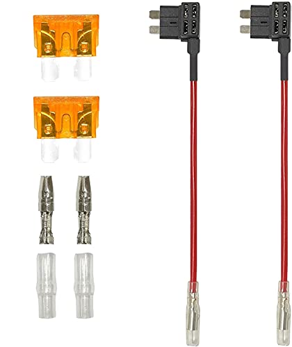 セイワ 車内用品 ヒューズ電源取り出しコード 平型 2本セット IMP079