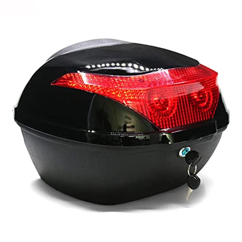 Top Case de Moto Robuste et Étanche avec Rangement Casque Sécurisé pour Longs Trajets de Tourisme - 6