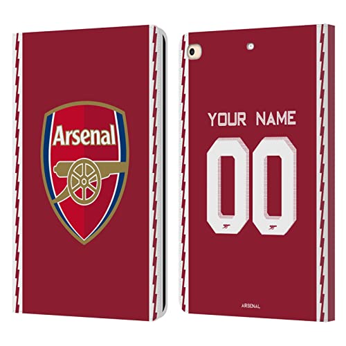 Funda Arsenal FC iPad 9.7 carcasa personalizada tipo libro de cuero equipación casa 2022/23