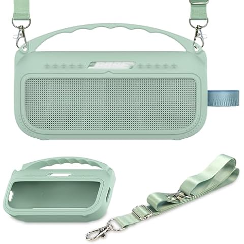 Silicone Cover Case Compatible with Bose SoundLink Flex Portable Bluetooth Speaker 2nd Gen /1st Gen, Soft Skin Sleeve for Bose SoundLink Flex Gen 2/Gen 1 Speaker Cover Accessories (Alpine Sage Case) Cover