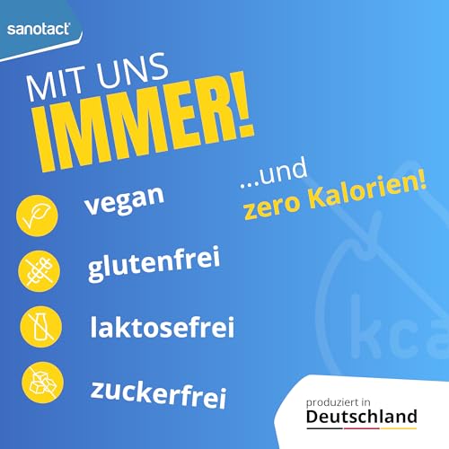 sanotact Energy Drink (20 Brausetabletten) • Taurin + Koffein + B Vitamine • Zucker- & kalorienfrei • zur Steigerung der Ausdauerleistung • Energy-Drink-Geschmack – Bild 7
