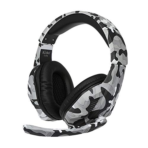 docooler KUBITE 3,5 mm Cuffie Gaming, con Cancellazione del Rumore con Microfono Controllo Volute Muto per Smartphone PS4 Laptop Tablet PC