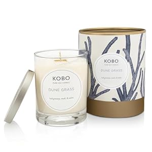 Dune Grass Scented Candle (11 oz) | Coastal Collection, 100% Pure Soy Wax Candles | Hand-Poured in USA | 80 Hour Burn | Scented Candles for Home