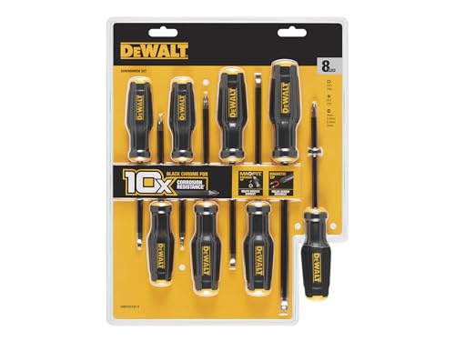 Dewalt MAX FIT® Screwdriver Set, 8 Piece, MAX FIT® Tip Design ensures a Maximum fit in Fasteners and eliminates Stripped Screws - Image 3