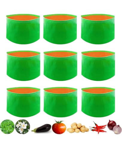 Image of Grow Bags 15 x 15 inch, Terrace Gardening, Vegetable, Fruits Planting Bags (9)