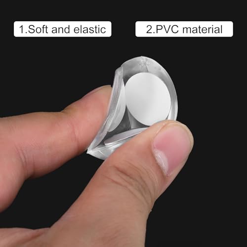 Image of MECCANIXITY 24 Pack Soft Corner Protector, PVC Round Table Corners Guards for Furniture Corner & Edge Safety Bumpers, Clear