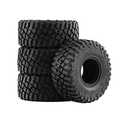 Pneus RC pour Axial SCX24 et TRX4M en caoutchouc 25x57x22mm