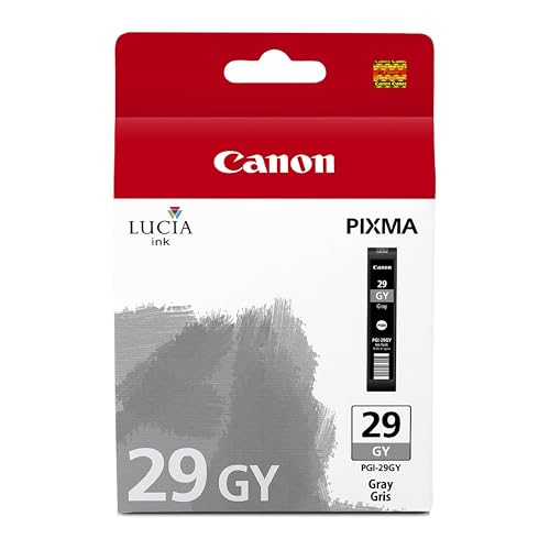 Canon PGI-29 Genuine Gray Ink Tank, Compatible with PIXMA PRO-1 Printers