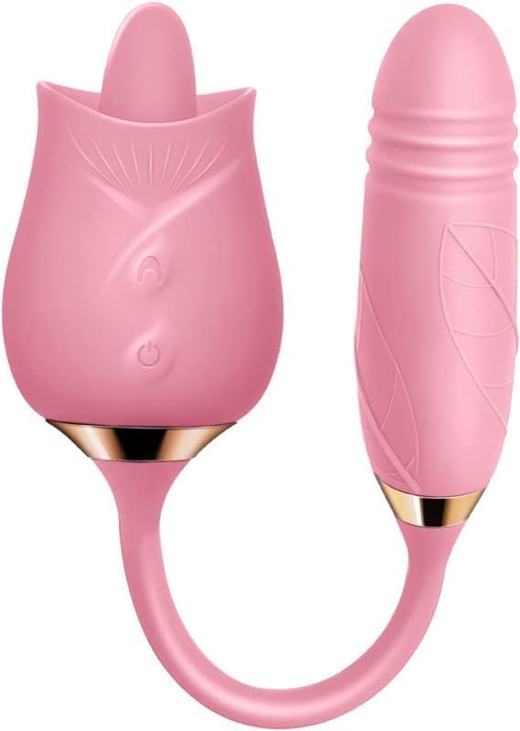 2024 Roses Shape Sucker Adult Tool Women Toy Pleasant Gifts for Women Pink-B249
