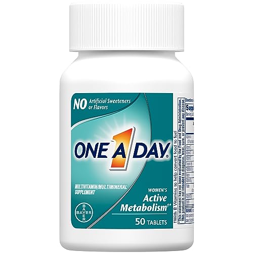 One A Day Women’s Active Metabolism Multivitamin, Supplement with Vitamin A, C, D, E and Zinc for Immune Health Support*, Iron, Calcium, Folic Acid & more, 50 Count (Packaging May Vary) - Image 3