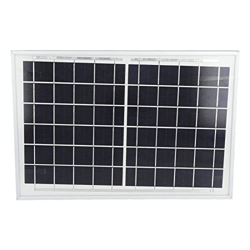 Panel Solar Portátil, Panel de Energía Solar de 6 V 10 W, Resistente Al Agua, a Prueba de Polvo, Ligero, Cargador de Panel Solar Portátil para Camping Pequeño