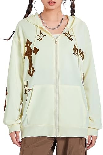 Gilet à Capuche Zippé Surdimensionné Solide Pour Femmes Avec Gilet Rose Rose - Prêt-à