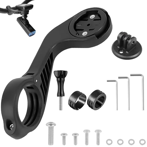 Support GPS Guidon de Velo Compatible avec Garmin Edge 530 540 520 510 500 200 130 20 25 800 810 820 830 810 1000 1040 1030 Plus iGPSPORT GPS Support Compteur...