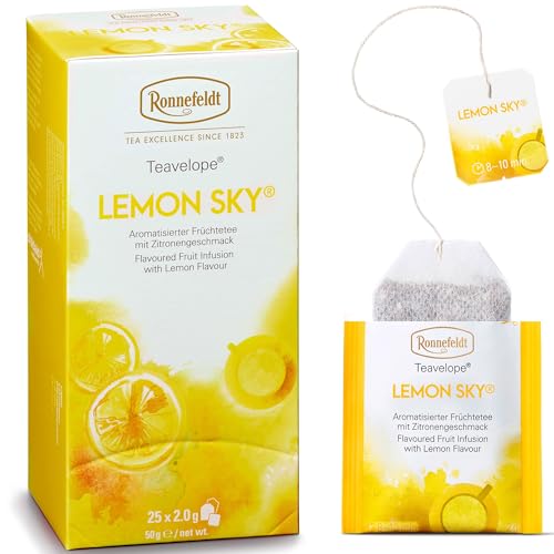 Ronnefeldt - Teavelope - Lemon Sky - Flavoured Fruit Tea - 25 X 2g Tea.