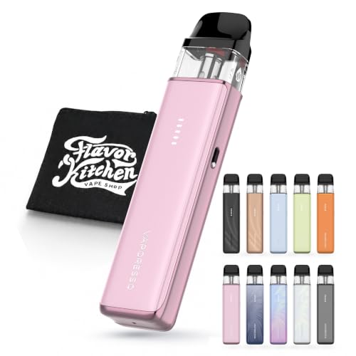 �y6 mini�zVAPORESSO XROS 6 MINI�b�x�|���b�\ �N���X 6 �~�j�b1600mAh�����O�o�b�e���[�b�Â��łȂ߂炩�ȋz���S�n�bFlavorKitchen�~�j�|�[�`�t���bVAPE �x�C�v �X�^�[�^�[�L�b�g (Jelly Pink)