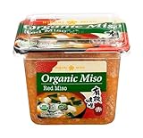 Japanese Organic Red Miso Paste, 17.6 Ounce