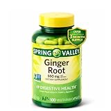 Ginger Root, 550 mg, Dietary Supplement, Ginger Root Capsules,100 Count