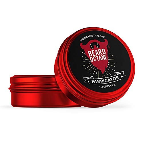 Beard Octane - Fabricator Beard Balm - 2 Oz. - Style, Hold, Moisturize - All Natural Ingredients With Shea Butter - Light To Medium Hold - Handcrafted In The Usa #TOP10