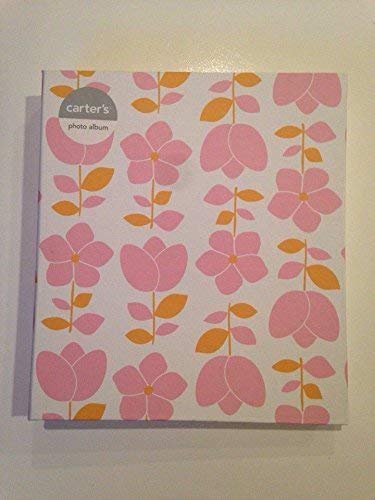 Carter's Photo Album Pink Floral Keepsake Gift for Baby 4x6
