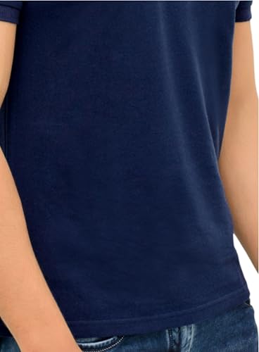 Image of 3BROS Men's Cotton Blend Half Sleeve Regular fit Comfortable Polo Neck T-Shirt (Pack of 1)