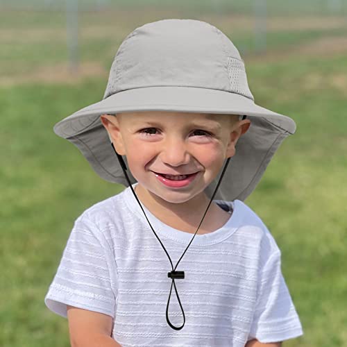 Betadog Wide Brim Kids Sun Hat Neck Flap Boys Girls Sun Hat for Beach Fishing Wide Brim Fishing Hats3