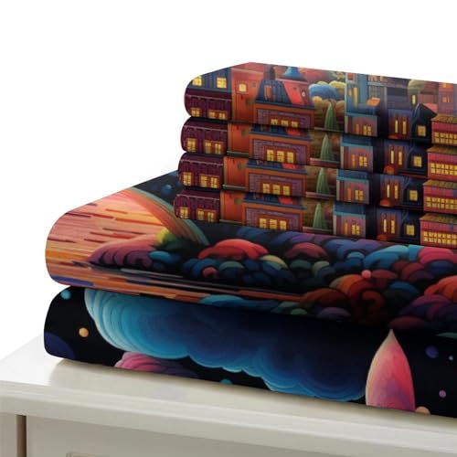 Housse de couette 3D douce anti-plis à fermeture éclair - 6