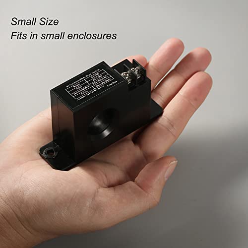 Crocsee Miniature Current Switch, Cs-Ts0, Normally Open Amp Sensor Monitoring Relay, Ac 1-50A Detectable #TOP2