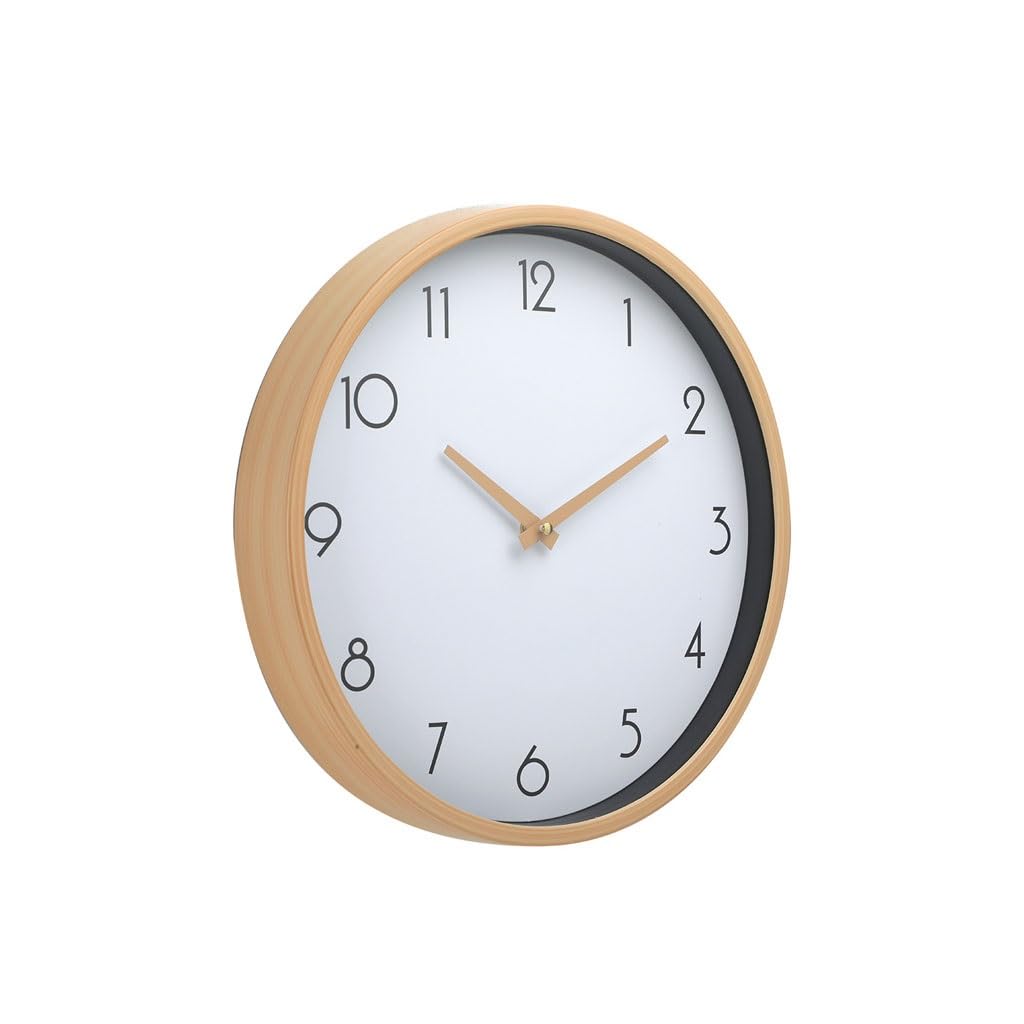 Orologio da parete Orologio da parete semplice Orologio al quarzo in stile giapponese for la casa Ufficio Soggiorno Camera da letto Orologio nordico silenzioso Reloj De Pared(B)