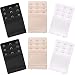 Akstore 6 Pieces Women's Soft Comfortable Elastic Bra Extenders Bra Extension Strap 3 Hook 3 Row Lady's Bra Extender Bra Band (Multicolors)