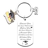 Chambom 2026 Graduation Gift for Him Her - Class of 2026 Graduation Keychain, Keychains for Women Men, Inspirational Gifts for Boys Girls College Middle High School Student Senior (oval)