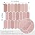 DULEIXUFHEE 3D Peel and Stick Backsplash for Kitchen, Pink, 10-Sheet