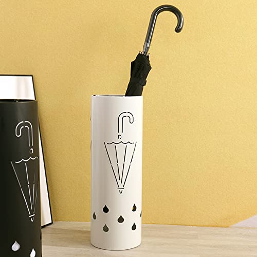 Porte-parapluie élégant en métal au design créatif pour entrée - 8