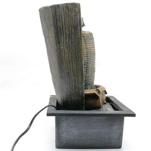 Fonte de Água Decorativa Resina Cascata Iluminação de Led GT738 - Lorben