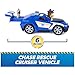 Paw Patrol: Search & Rescue, Chase Rescue Cruiser Vehicle with 2 Figures, Police Car Toy with Pull-Back Action, Kids Toys for Boys & Girls Ages 3+