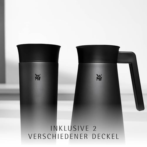 WMF Küchenminis Aroma Filterkaffeemaschine mit Thermoskanne, 870 Watt, Thermobecher to go, kleine Kaffeemaschine to go, Timer, edelstahl schwarz matt 3