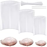 Cunhill 60 Pack Poultry Shrink Bags, 3 Size, Turkey Shrink Bags for Freezer